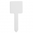 Señal de jardín para sublimación de aluminio blanco forma Cuadrada - 70 x 175 mm