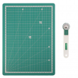 Kit pour loisirs créatifs - Tapis de découpe et cutter rotatif