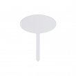 Panneau de jardinage ovale aluminium sublimable - H254 197x100mm