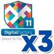 Ampliación licencia hasta 3 impresoras para CadLink Digital Factory v11 DTF 