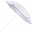 Parasol de plage pour sublimation avec liseré bleu