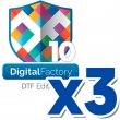 Extension de licence jusqu'à 3 imprimantes pour CadLink Digital Factory v10 DTF
