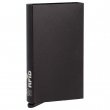 Porte-cartes RFID en aluminium pour gravure - Noir