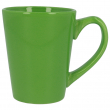 Taza de cerámica cónica color verde claro