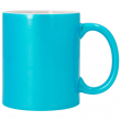 Taza efecto perlado color azul claro