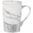 Mug conique sublimable effet marbré gris 13oz