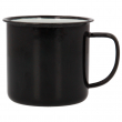 Taza enamel Negro