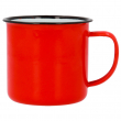 Red Enamel Mug