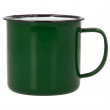 Mug en émail vert