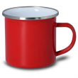 Mug en émail pour sublimation couleur rouge