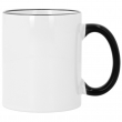 Sublimation Mug - Black Rim & Handle
