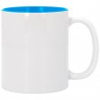 Mug sublimable avec intérieur coloré bleu clair