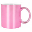 Taza de cerámica para sublimación rosa espejo