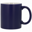 Taza azul mate para grabado láser