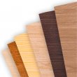 Panneaux HB 3mm replaqués aspect bois - Lot 6 unités de 20x30cm couleurs assorties