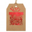 Christmas Gift Tag - Merry Christmas - Pack of 10 units