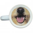 Taza blanca 11oz con base impresa diseño perro