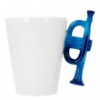 Mug conique sublimable avec anse trompette