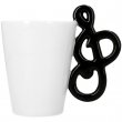 Sublimation Latte Mug with Treble Clef Handle