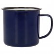 Mug en émail bleu