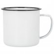 Mug en émail blanc