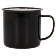 Mug en émail noir