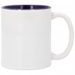 Mug sublimable avec intérieur coloré bleu