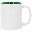 Mug sublimable avec intérieur coloré vert