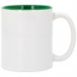 Taza para sublimación con interior de color Verde