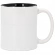 Mug sublimable avec intérieur coloré noir