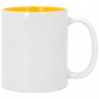 Mug sublimable avec intérieur coloré jaune