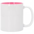 Mug sublimable avec intérieur coloré rose