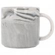 Mug sublimable effet marbre gris 10oz