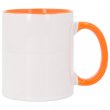 Coloured Inner & Handle Mug - Orange