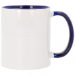 Coloured Inner & Handle Mug - Navy Blue