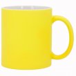 Mug jaune mat pour gravure laser