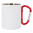 Mug blanc sublimable avec anse mousqueton