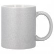 Sublimation Glitter Mug - Silver