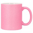 Sublimation Glitter Mug - Pink