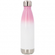 Bouteille d'eau pour sublimation de 500ml à effet dégradé lilas - Base inox