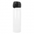 Termo acero inox 400ml sublimable con tapa negra y base blanca