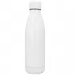 Termo acero inox blanco sublimable de 500ml - Base y tapón blanco