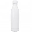 Termo acero inox blanco sublimable de 500ml - Base y tapón blanco