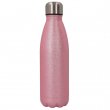 Gourde en acier inoxydable couleur rose pailleté 500ml sublimable