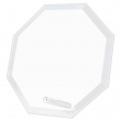 Octagonal Glass Trophy with Stand