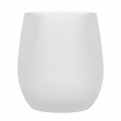 Vaso cóncavo de cristal esmerilado sublimable de 10oz/300ml