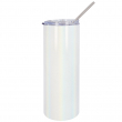 Vaso termo acabado glitter sublimable - Blanco