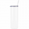 Sublimable Glossy Skinny Tumbler - White