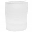 Vaso de cristal esmerilado sublimable 8oz  