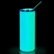Sublimatable Photoluminescent Tumbler - Blue